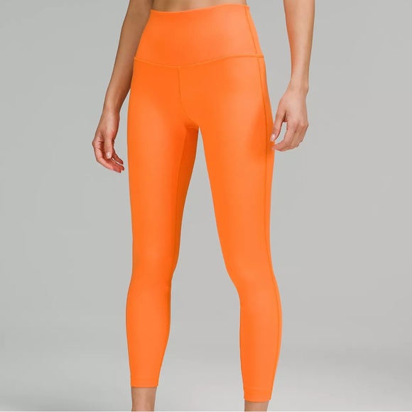 lululemon athletica Bright Orange Leggings